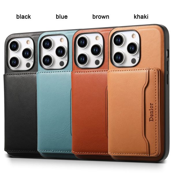 2in1 Magnetic Magsafe Card Holder Luxury Cowhide Leather Phone Case For iPhone 12 13 14 15 Pro Max 15Plus Removable Wallet Cover - Image 6