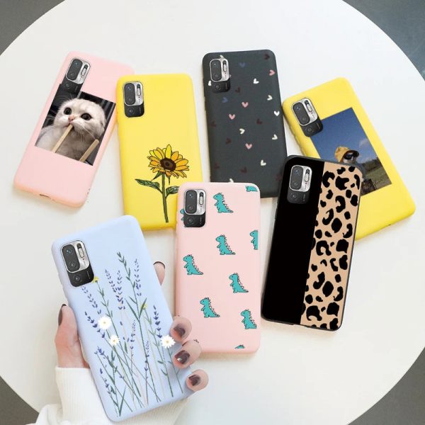 Case For Xiaomi Redmi Note 10 Capa 5G 6.5" Flowers Leopard Soft Silicone Covers For Xiaomi Redmi Note 10 Note10 M2103K19G Fundas