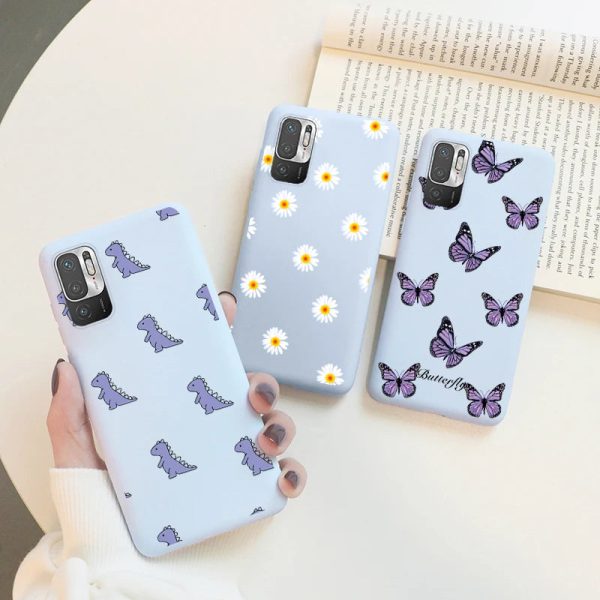 Case For Xiaomi Redmi Note 10 Capa 5G 6.5" Flowers Leopard Soft Silicone Covers For Xiaomi Redmi Note 10 Note10 M2103K19G Fundas - Image 2