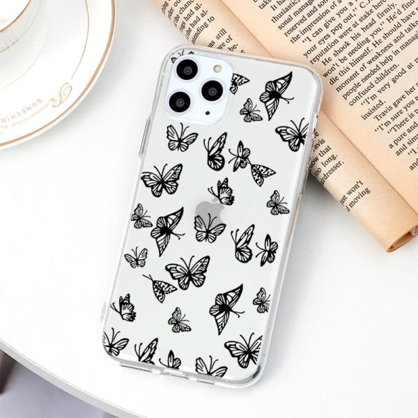 Clear Leopard Butterfly Phone Case For Samsung Galaxy S21 S20 FE Note 20 Ultra 10 9 8 S10 S10e S9 S8 Lite Plus Pro 2020 Soft Bag - Image 8