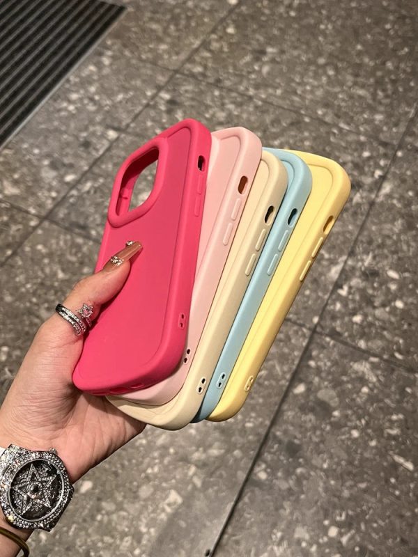 Cute Airbag Protection Silicone Candy Phone Case For iphone 15 14 12 Pro Max 11 13 Pro X XS XR Back Cover - Image 3