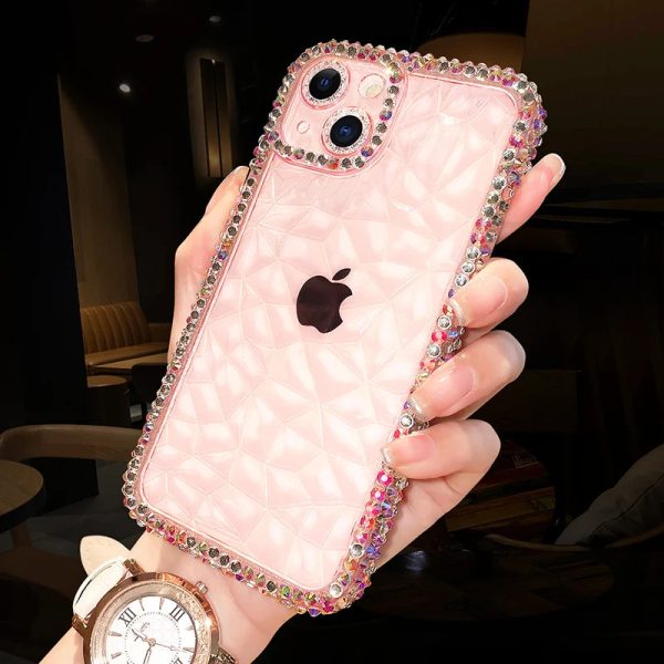 Fashion Glitter Bling Diamond Transparent Soft Case For iPhone 13 12 11 Pro Xs Max XR X 7 8 Plus SE 2 Clear Silicone Back Cover - Image 4