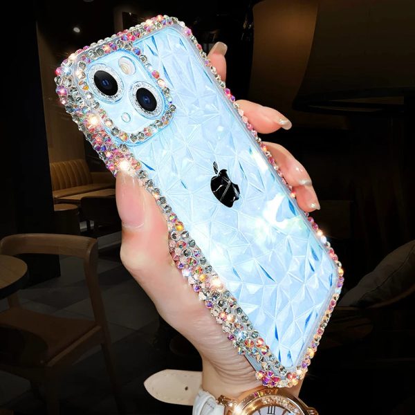 Fashion Glitter Bling Diamond Transparent Soft Case For iPhone 13 12 11 Pro Xs Max XR X 7 8 Plus SE 2 Clear Silicone Back Cover - Image 7