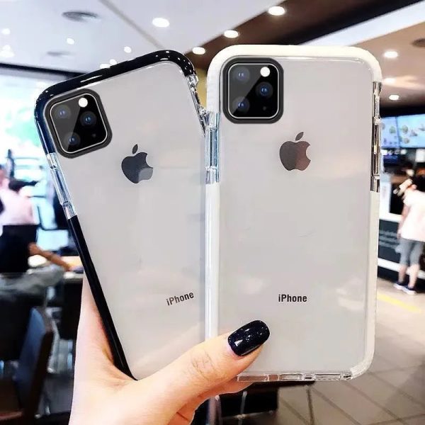 Fashion Transparent Phone Case For iPhone XS X Clear Silicone Cover Soft Coque - Image 4