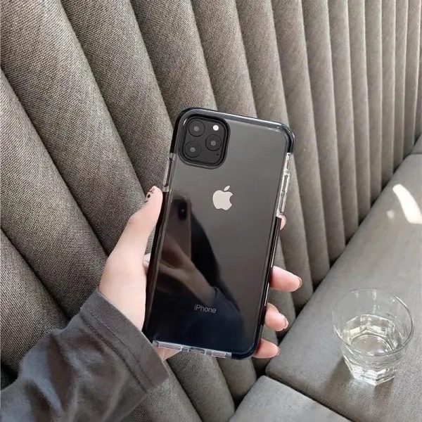 Fashion Transparent Phone Case For iPhone XS X Clear Silicone Cover Soft Coque - Image 3