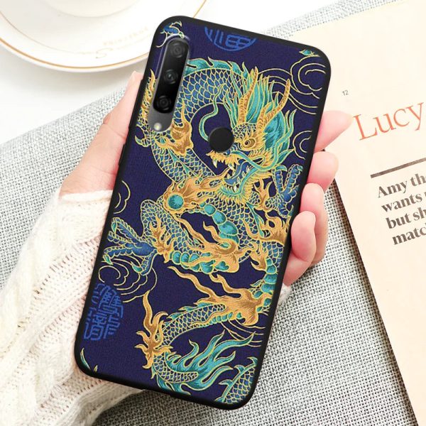 For Honor 9X Case Global Version Fashion Dragon Flower TPU Back Cover On For Huawei Honor 9X Premium STK-LX1 9 X Honor9X 6.59'' - Image 34