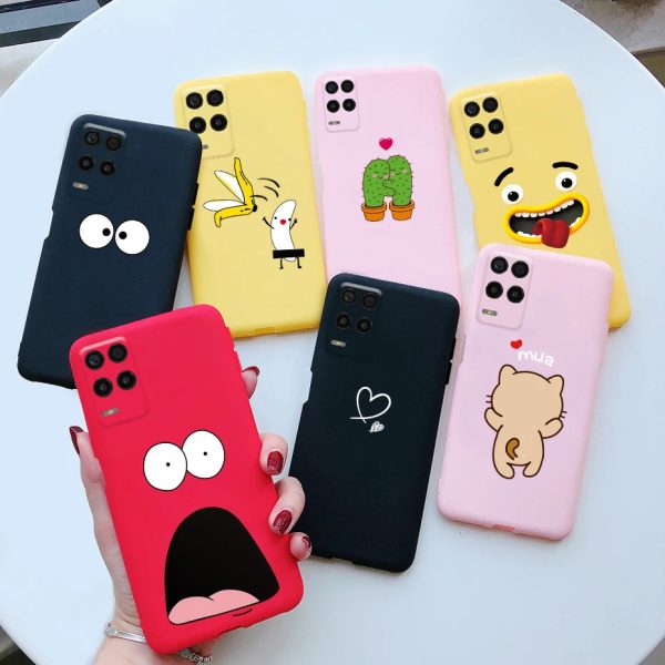 For Realme Narzo 30 5G Case Cover RMX3242 Soft Silicone Cute Painted Back Funda Phone Capa For Oppo Realme Narzo30 5G Case 6.5''