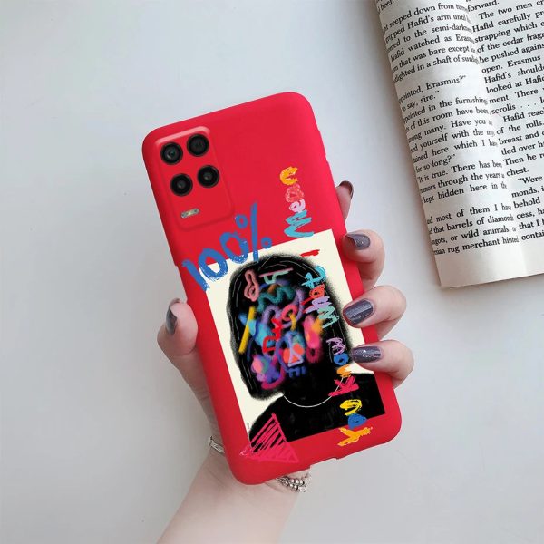 For Realme Narzo 30 5G Case Cover RMX3242 Soft Silicone Cute Painted Back Funda Phone Capa For Oppo Realme Narzo30 5G Case 6.5'' - Image 33