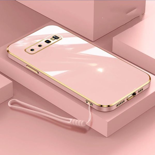 For Samsung S10 Case Galaxy S10+ Luxury Square Plating Galaxy S10 Plus Phone Case ShockProof Soft TPU Silicone Back Cover Fundas - Image 3