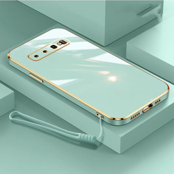 For Samsung S10 Case Galaxy S10+ Luxury Square Plating Galaxy S10 Plus Phone Case ShockProof Soft TPU Silicone Back Cover Fundas - Image 7