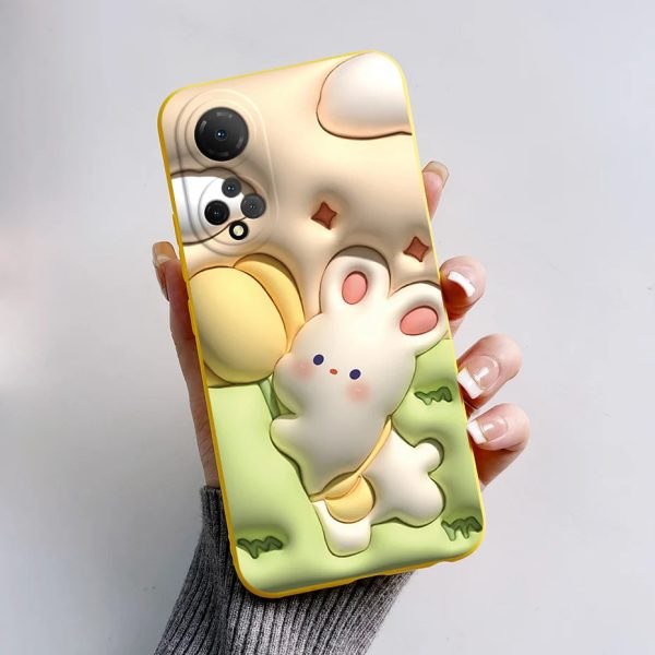 Honor X7 Case For Huawei Honor X7 Silicone Phone Case Cute Rabbit Panda Fundas For HonorX7 2022 CMA-LX2 CMA-LX1 Shockproof Cover - Image 2