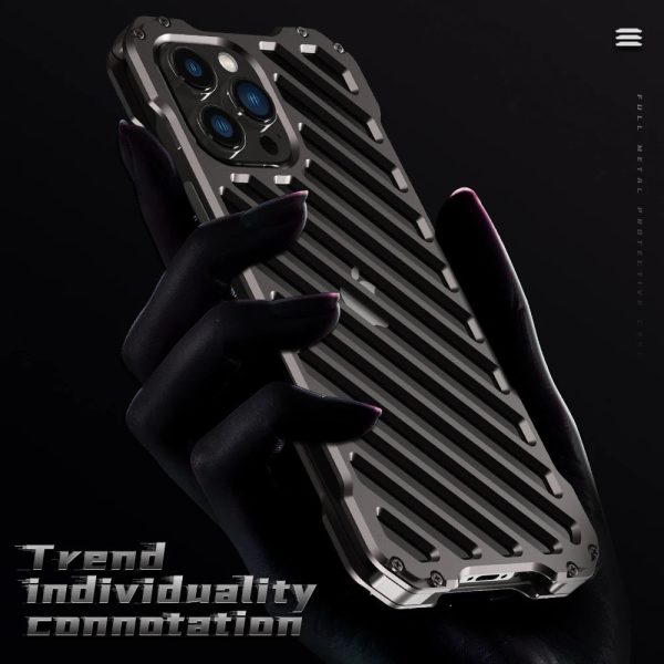 Luxury Aluminum Armor Phone Case For Iphone 15 12 13 14Pro Max Plus Heat Dissipation Shell Lens Protection Cover For IPHON 15pro - Image 6