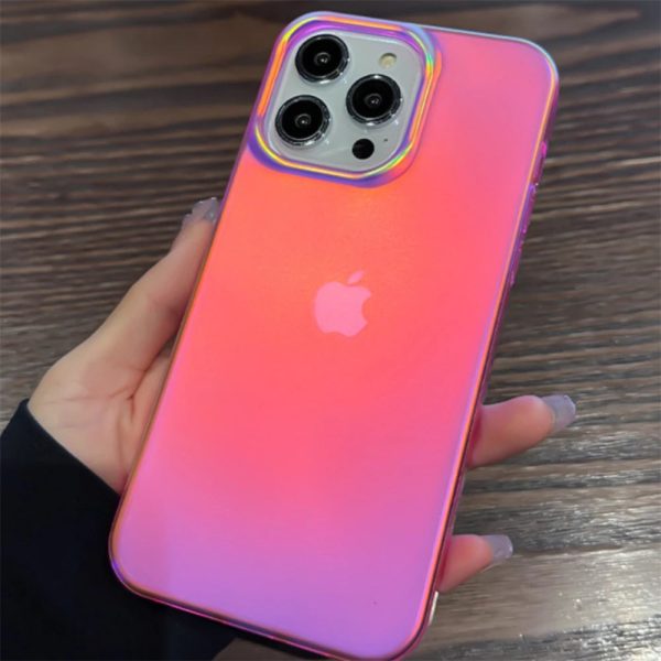 Luxury Colorful Laser Matte Clear Silicone Soft Case For iPhone 15 14 13 12 Pro Max Transparent Shockproof Protective Back Cover - Image 7