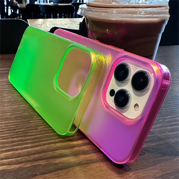 Luxury Colorful Laser Matte Clear Silicone Soft Case For iPhone 15 14 13 12 Pro Max Transparent Shockproof Protective Back Cover - Image 6