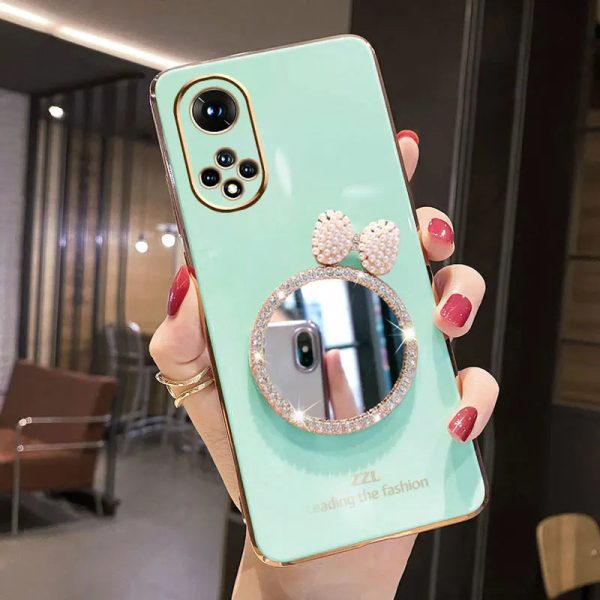 Luxury Makeup Mirror Phone Case For Huawei Honor50 Case Back Cover For Honor 50 Lite Pro SE Case Shockproof Soft Honor50 Fundas - Image 6