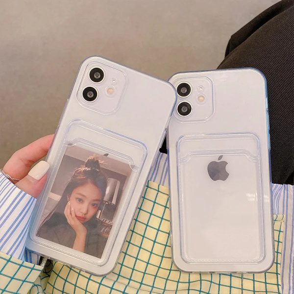 Phone Case For iPhone 11 12 13 14Mini case For iphone 11 Pro X XS Max XR 7 8 Plus SE Case Cover Soft Silicone Wallet Card Holder - Image 7