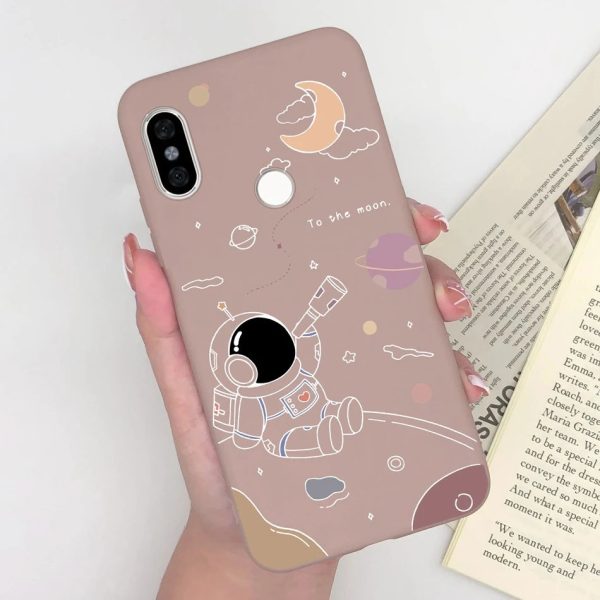 Phone Cases For Xiaomi Redmi Note 5 5 Pro Space Astronaut Matte Silicone Back Cover For Redmi Note5 Pro 5Pro Coque Capa Funda - Image 48