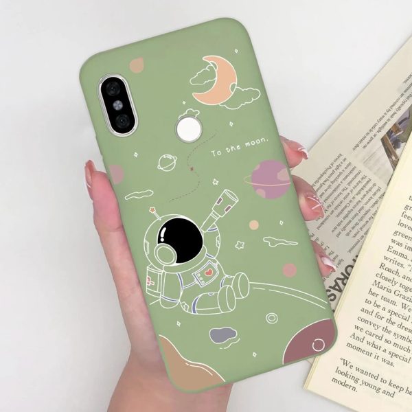 Phone Cases For Xiaomi Redmi Note 5 5 Pro Space Astronaut Matte Silicone Back Cover For Redmi Note5 Pro 5Pro Coque Capa Funda - Image 26