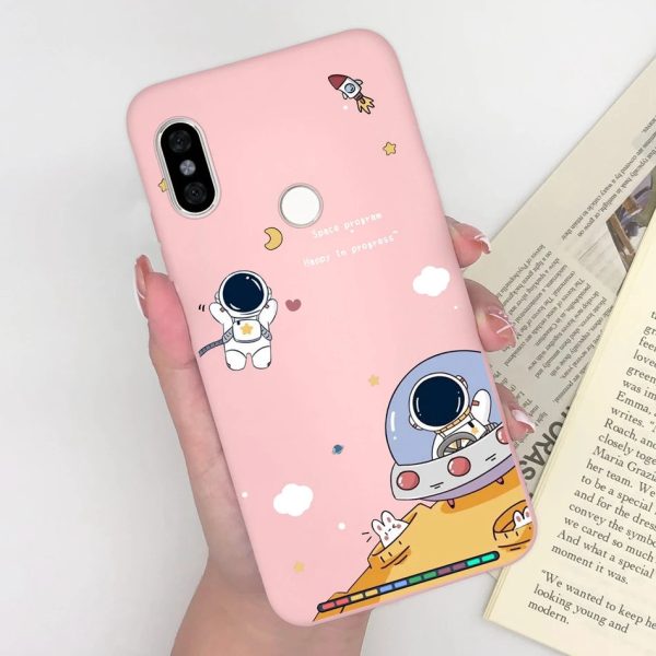 Phone Cases For Xiaomi Redmi Note 5 5 Pro Space Astronaut Matte Silicone Back Cover For Redmi Note5 Pro 5Pro Coque Capa Funda - Image 38