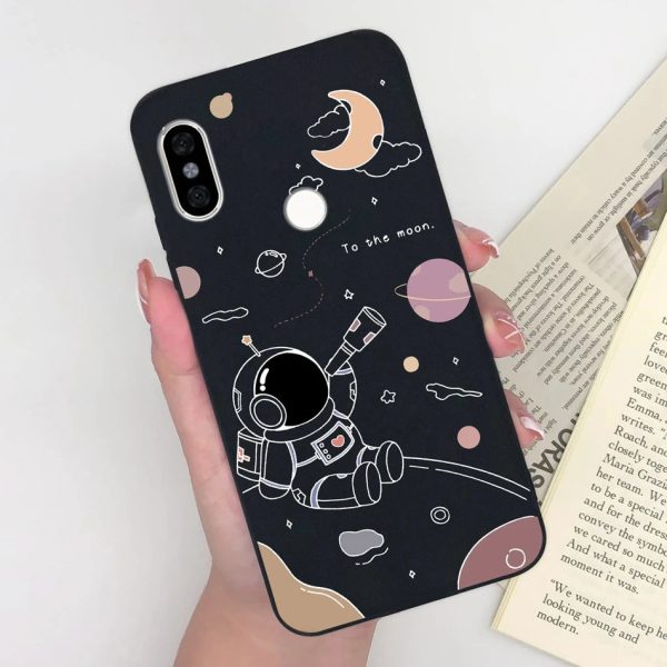 Phone Cases For Xiaomi Redmi Note 5 5 Pro Space Astronaut Matte Silicone Back Cover For Redmi Note5 Pro 5Pro Coque Capa Funda - Image 13