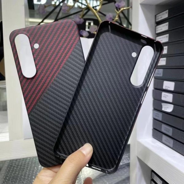 Real Carbon Fiber Case for Samsung Galaxy S24 Ultra Thin Aramid Fiber Cover for Samsung S24 Plus Case Luxury Forging Bright - Image 6