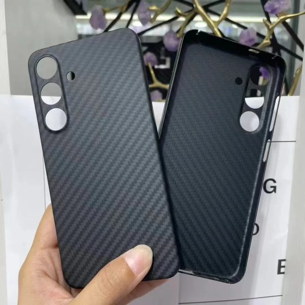 Real Carbon Fiber Case for Samsung Galaxy S24 Ultra Thin Aramid Fiber Cover for Samsung S24 Plus Case Luxury Forging Bright - Image 27