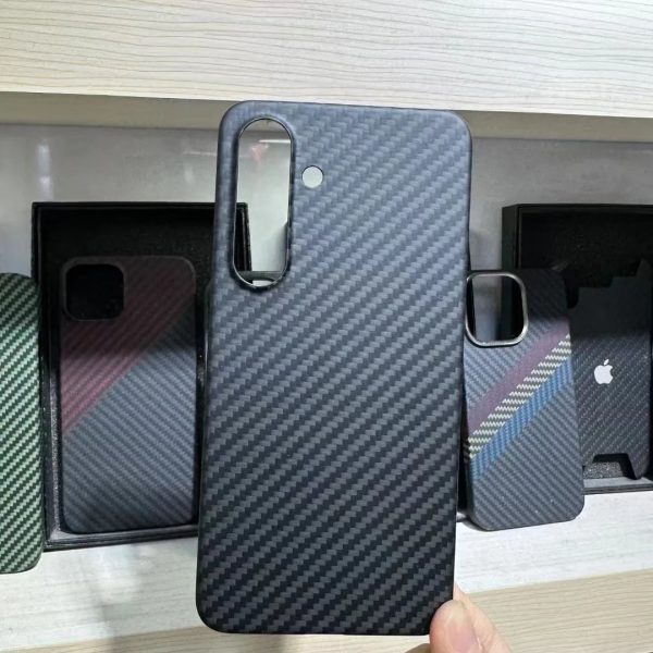 Real Carbon Fiber Case for Samsung Galaxy S24 Ultra Thin Aramid Fiber Cover for Samsung S24 Plus Case Luxury Forging Bright - Image 29