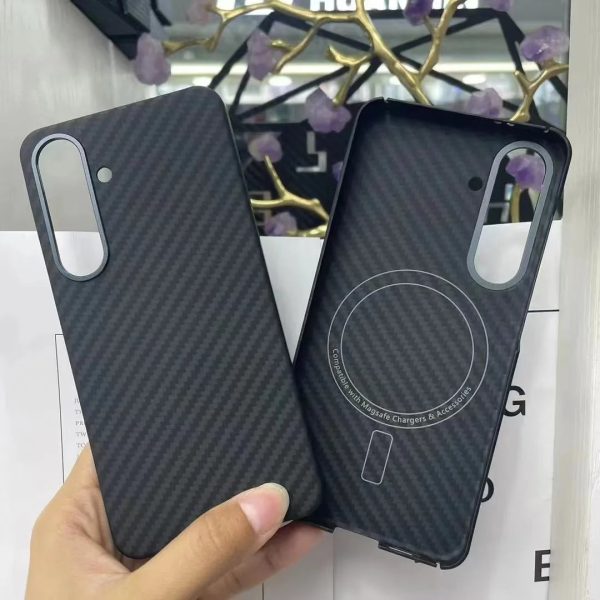 Real Carbon Fiber Case for Samsung Galaxy S24 Ultra Thin Aramid Fiber Cover for Samsung S24 Plus Case Luxury Forging Bright - Image 26