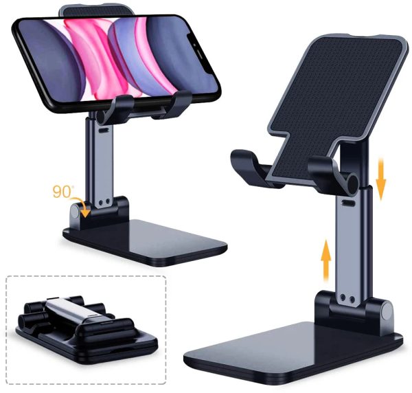 Smart Phone Desktop Tablet Holder Stand Cell Foldable Extend Desk Mobile Phone Support For iPhone iPad Samsung Huawei Xiaomi