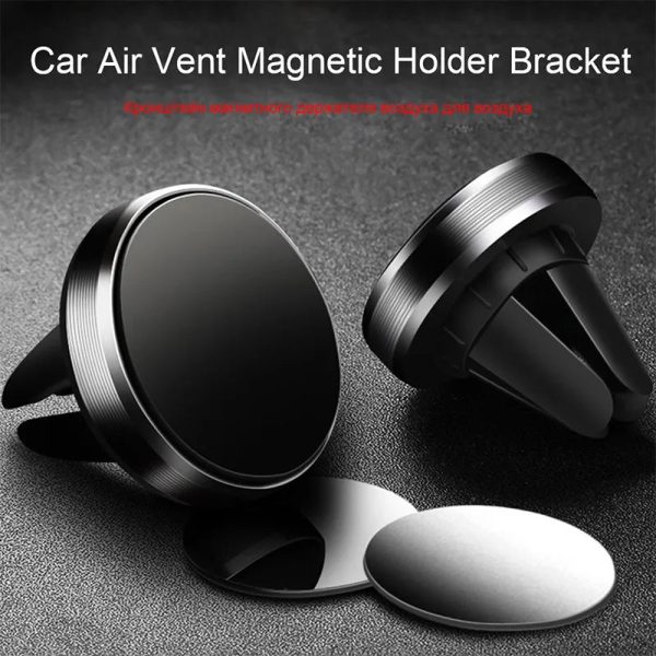 Universal Magnetic Car Phone Holder Air Vent Clip Mount Rotation Cellphone GPS Support For iPhone Samsung Mi Phone Stand in Car - Image 4