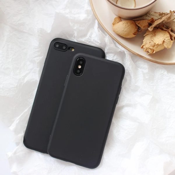 White Black Matte Coque For iPhone 12 11 Pro Xs Max XR X 6 6S 7 8 Plus SE 2020 Back Cover for iPhone 13 14 pro max Phone Case - Image 6